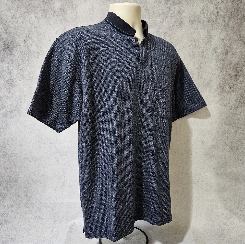 VINTAGE Van Heusen Short Sleeve Collared Polo Shirt - Picture 5 of 10